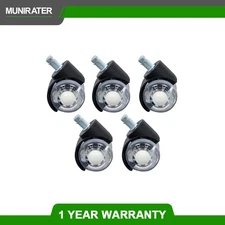 2 INCH Heavy Duty Office Chair Caster Rubber 360° Swivel Wheels Replacement Set