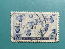 US Stamp 1945  5¢ "United States Navy,"  Used Scott #935