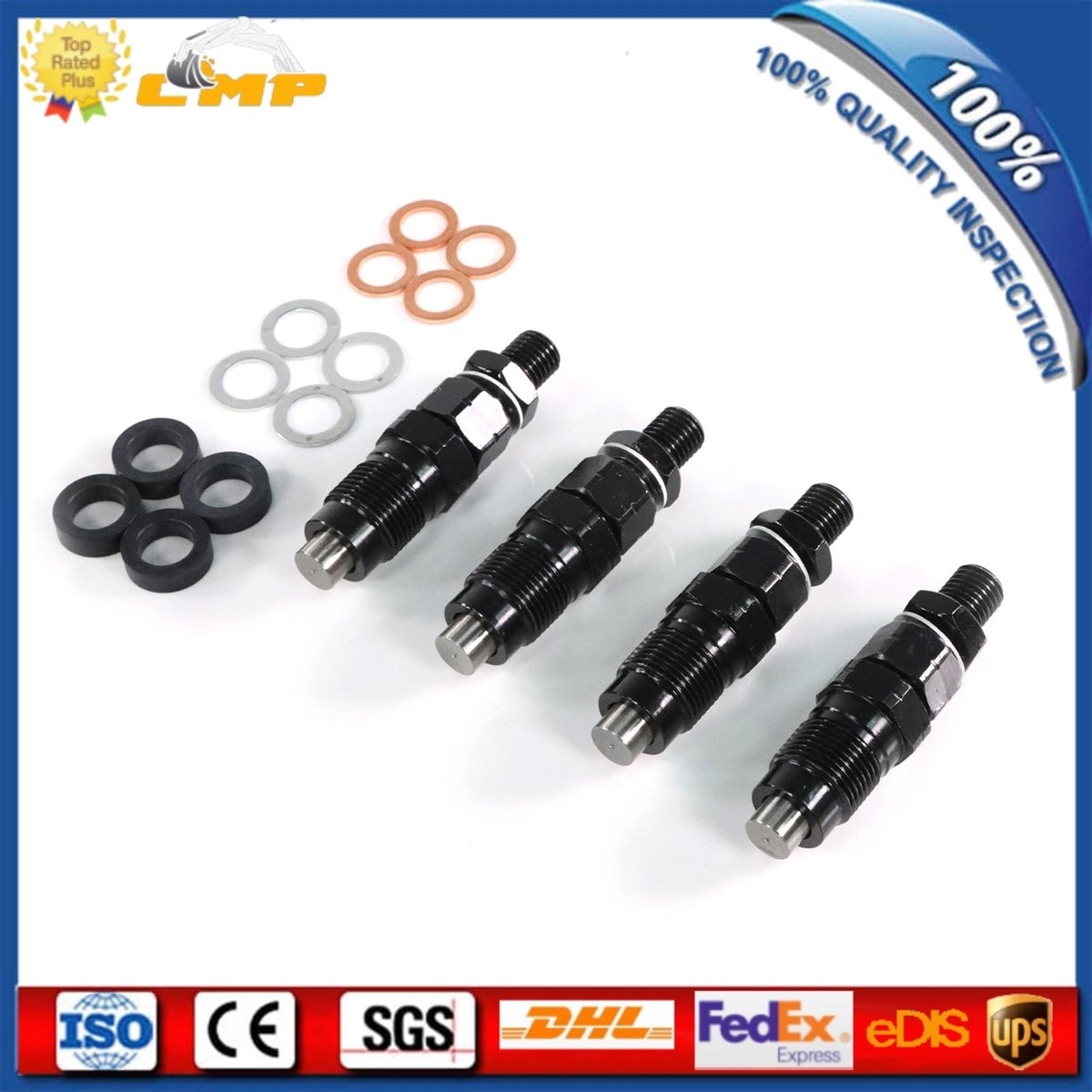 4x Fuel Injectors For Mazda Bravo WL WLT Ford Courier 2.5L WL-T