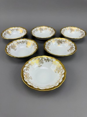 Lot of 6 Weimar Porzellan Katharina Fruit Desert Bowl 5'' Made in Germany
