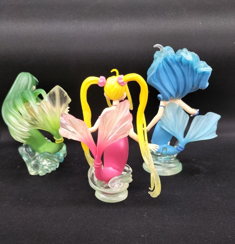 Mermaid Melody Pichi Pichi Pitch Lucia Hanon Rina Figure Set