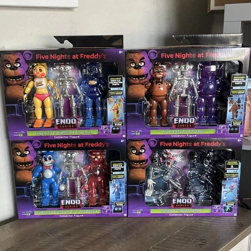Lot Of 4 Five Nights at Freddy’s FNAF Endo Series Freddy, Chica, Mangle, Bonnie