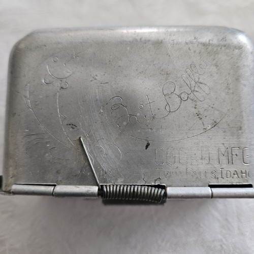 Vintage Aluminum GOOLD MFG Twin Falls Idaho BAIT BAFFLER w/Belt Holder - Picture 10 of 10