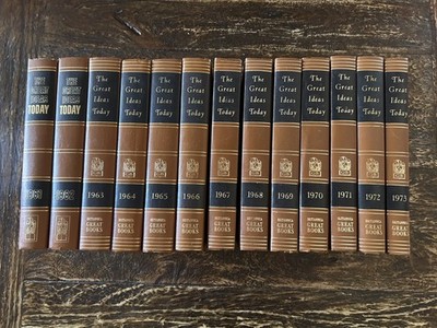 THE GREAT IDEAS TODAY Encyclopedia Britannica Lot 13 Vols 1961-1973