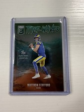 Panini Donruss Elite 2025 Matthew Stafford Los Angeles Rams Title Waves #6