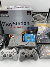 PlayStation DualShock Sony PS1 Console CIB W 9 Games / Memory Card / Controllers