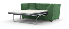 Sofology Downtown Fabric 2 Seater Sofa Bed Hybrid Pocket Mattress in Soft Chenil