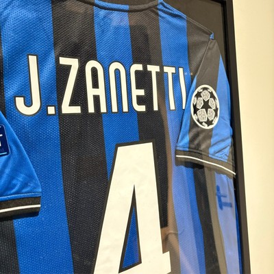 Inter Milan Javier Zanetti Jersey Framed, Javier Zanetti Shirt
