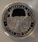 North American Hunting Club 1 oz .999 Fine Silver Round North American Legends