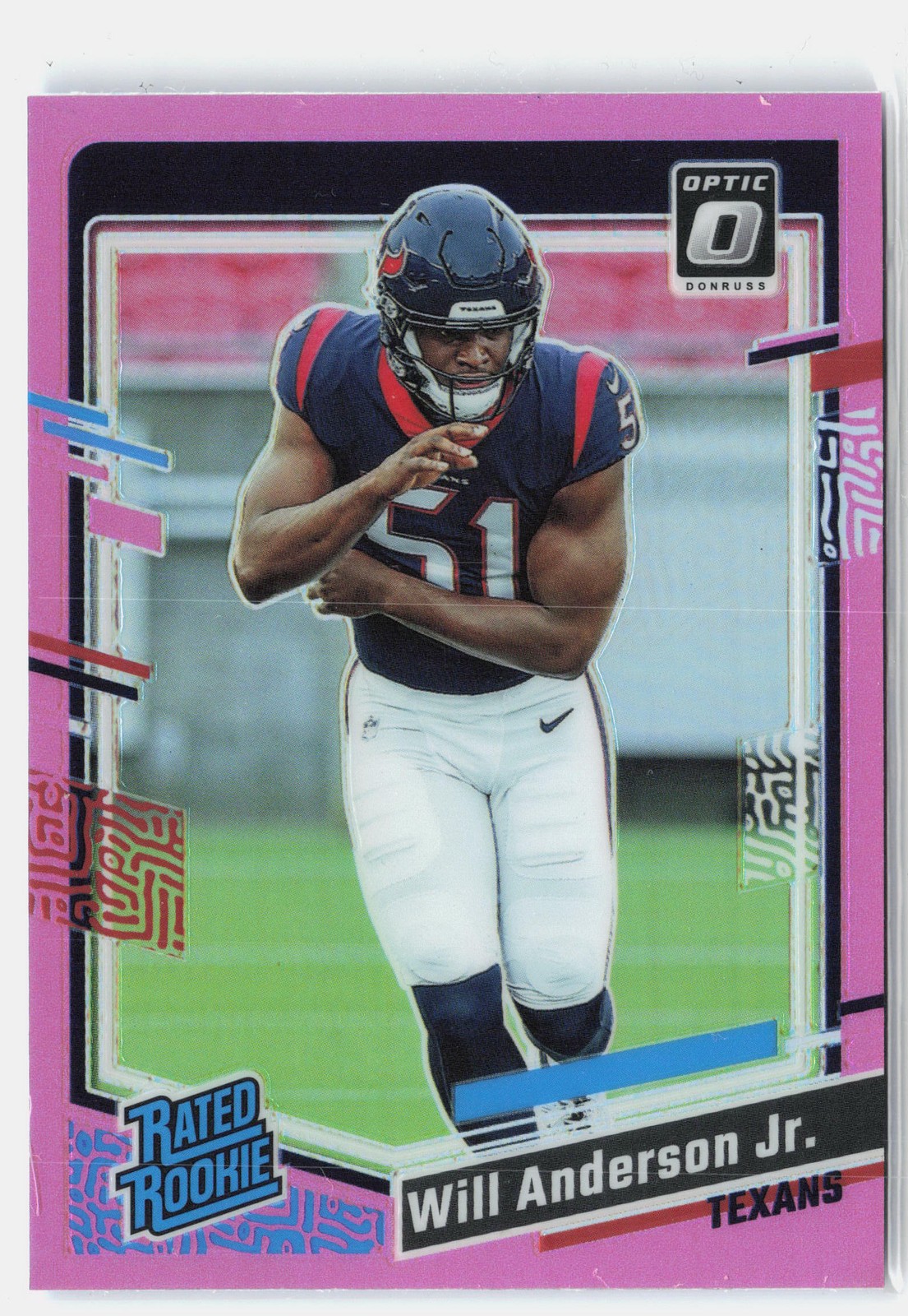 Will Anderson Panini Donruss Optic #246 Pink