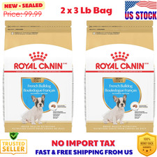 Royal Canin French Bulldog Puppy Dry Dog Food, 3 lb Bag 2 PACK