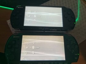 Sony PSP 3000 Console Black w Glass Lens IPS Screen upgrade Excellent condition