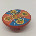 Vintage Fisher Price Little People #993 Castle Piece - Red Table w/ Food