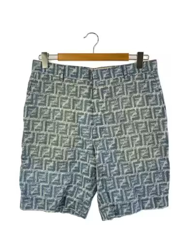 FENDI/Shorts/Size 48/Linen/BLU/FB0821