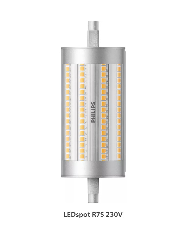 Philips CorePro LED linear R7S 118mm 17.5W 3000K | Risparmio 150W