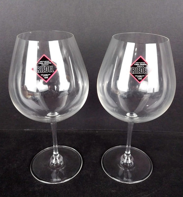 Riedel Vinum 5416/7 Burgundy Red Wine Crystal Glass Set of 2 Made in Germany NIB