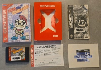 Mega Bomberman Sega Genesis Complete In Box CIB  see description 