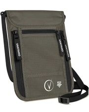 Premium Neck & Passport Holder, RFID Protected, Fits Passport with Cover