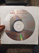 [TECH] Product Recovery CD Disk Disc For NEC Ready Series 9542, 9552