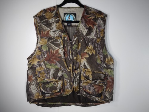 Master Sportsman Rugged Outdoor Gear Camo Zip Hunting Vest ~X-Large - Picture 1 of 14