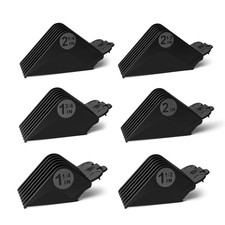Clipper Guards Set 10 12 14 16 18 20 Compatible with Most Wahl Black