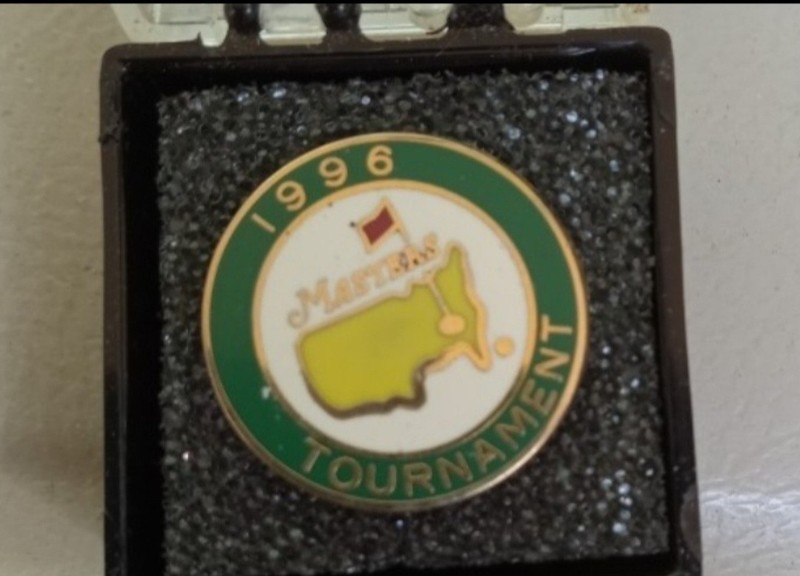 1996 Masters Tournament Souvenir Pin/ Golf Ball Marker