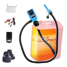 Automatic Fuel Transfer Pump with Auto-Stop, 51'' Extra Long Hose, 3.2 blue