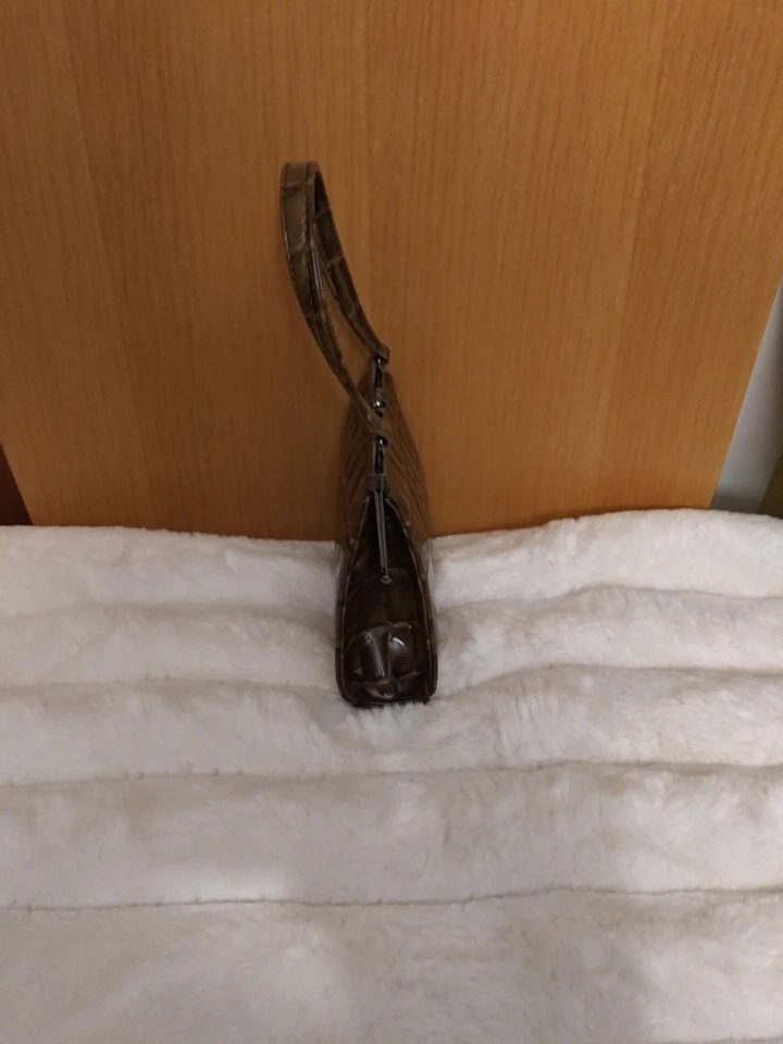 Mini monedero Esprit vintage marrón imitación cocodrilo cocodrilo Foto 4 de 4