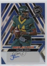 2024 Leaf Press Pass Premium Blue Prismatic Reflector 5/20 Jacob Zeno Auto 13u1