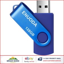 128GB USB Flash Drive with Swivel Design for Easy Data Storage and Transfer