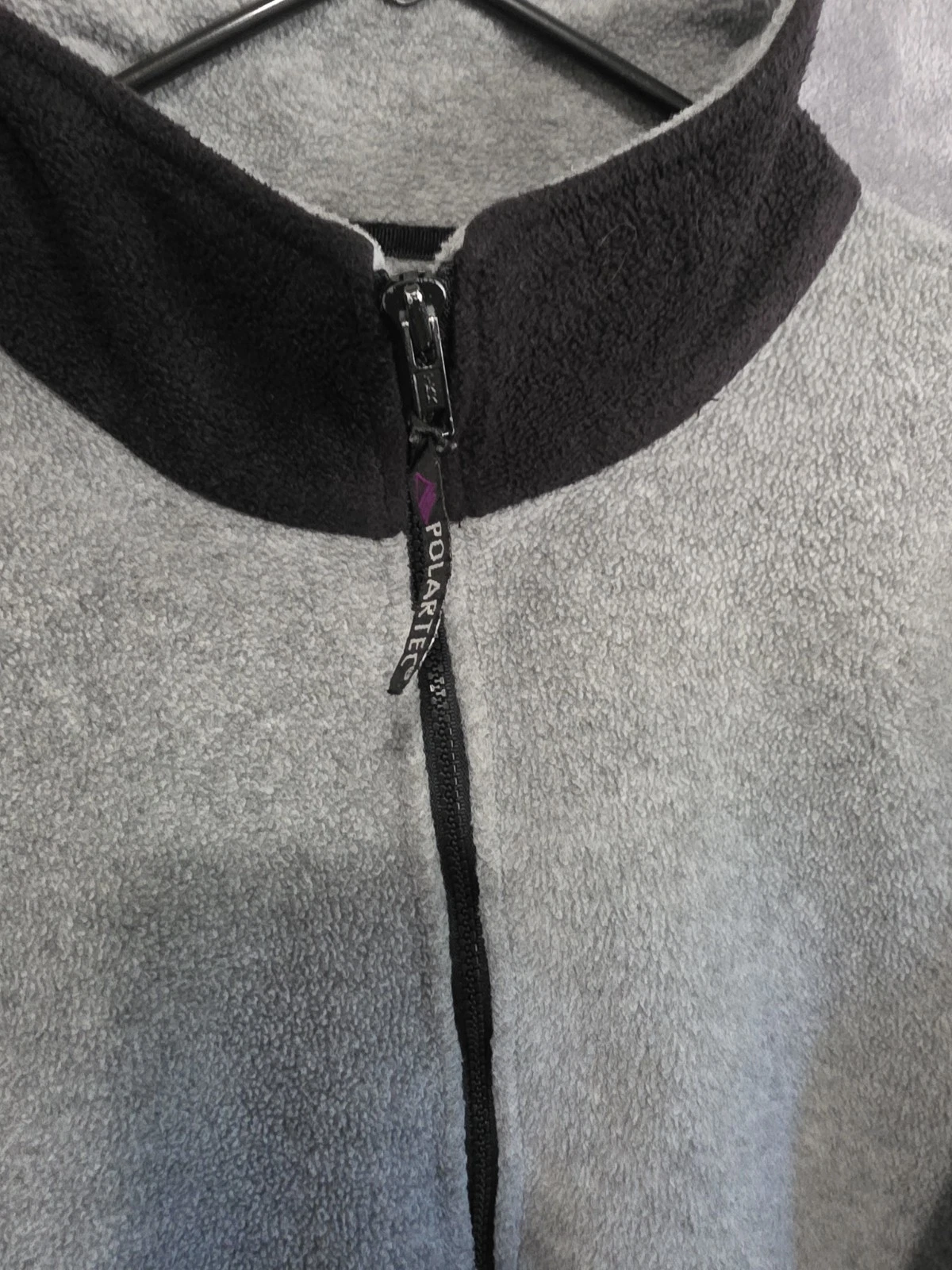 VTG 90s Pacific Crest Fleece Jacket Mens XL Gray Full Zip Outdoor Gorpcore USA image 2