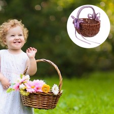 Blumenmädchen Körbchen Streukorb Hochzeit Blumenkorb Für Handwebkorb