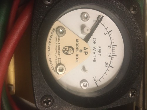 Bell & Gossett RO-5 differential pressure gauge (∆P) and test-port adapters - Picture 4 of 8