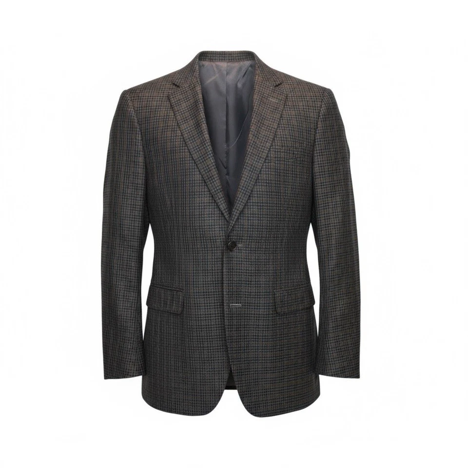 Abrigo deportivo Brooks Brothers 100 % lana Lanificio di Pray Check 38R Foto 2 de 4