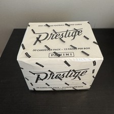 2021 Panini Prestige Football Fat Pack Box 12 Packs 30 Cards Per Pack 360 Total