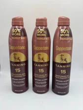 Coppertone Tanning Sunscreen Spray  SPF 15 Family Size 8.3oz Exp. 01/2027