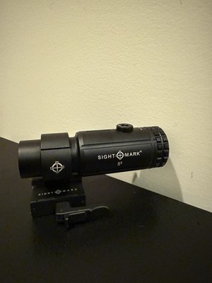 Sightmark T-5 5x Magnifier With LQD Flip to Side Mount (SM19064)