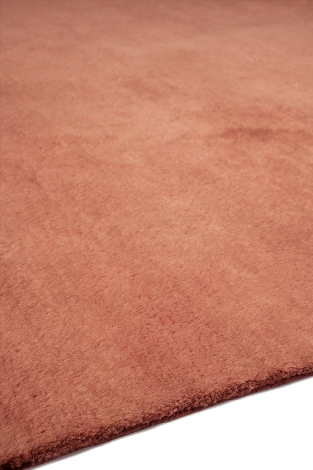 Solid Rosewood Wool Rug 9x12 Hand tufted Anthropologie Rug 8x10 All Size - Image 2 of 4