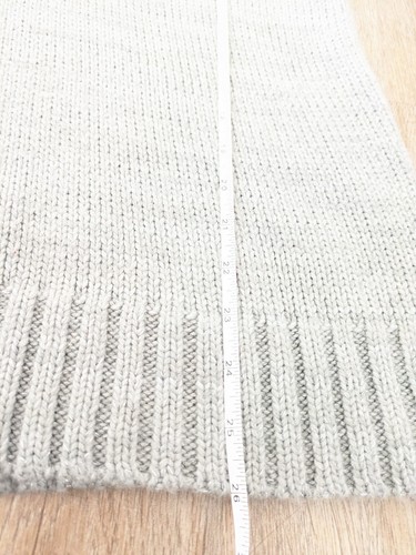 Merona Cowl neck Women's Sweater thick Gray With Sequins Metallic Threads - Picture 6 of 7