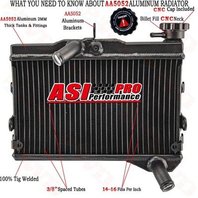Aluminum Cooling Radiator For Yamaha MT07 FZ07 2015-2020/XRS700 2018-2019