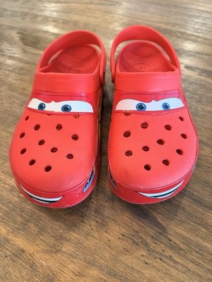 Lightening McQueen Crocs Men 11 Women 13 FAIR Red