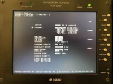 Astro Design WM-3001 Compact Waveform Monitor HD-SDI V-Mount w/ Case Japan