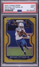 2020 Panini Prizm Michael Pittman Jr. Rookie True Gold 2/10 Psa 9 MINT #333