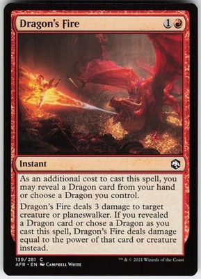 DRAGON'S FIRE 139 C NEAR MINT