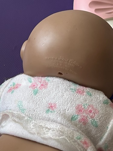 Original Cabbage Patch Kids 1995 Bath Baby - Primera edición con papeles - Imagen 9 de 9