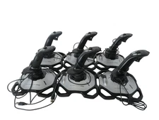 Lot of 6 Logitech Extreme 3D Pro X3D Joystick Flight Controller - Free Shipping