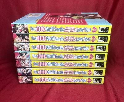 100 Girlfriends Who Really Really Love You, Vols. 1-7, English Manga 1st Prints