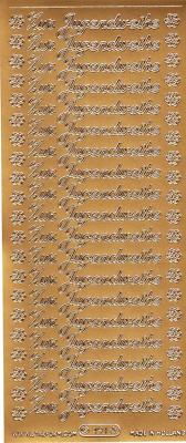 Sticker Aufkleber Schriftzug Zur Jugendweihe gold für Einladungen usw