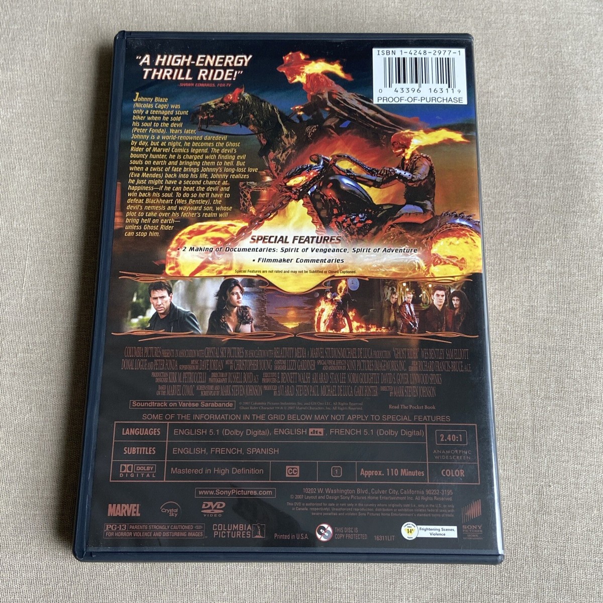 Ghost Rider (1) / Spirit Of Vengeance (2) (DVD 2-Film/Case