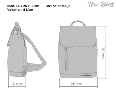 Rucksack Damen Rebels Daley Tasche Rucksackhandtasche 51131267  